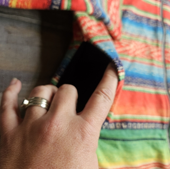 LRL Lauren Jeans Sarape Aztec Southwest Women's Full Zip Hoodie Petite Medium - Picture 5 of 12